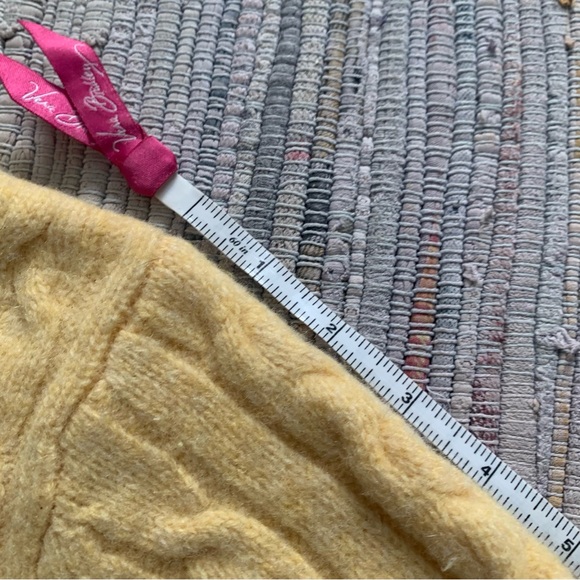 Vintage 100% Wool Zipup Knit Cardigan Sweater Hood - Picture 7 of 8